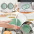 2 Pack Set 9 Inch Silicone Sourdough Bread Proofing Baskets - Including steel rings, Sourdough Starter Kit, Round