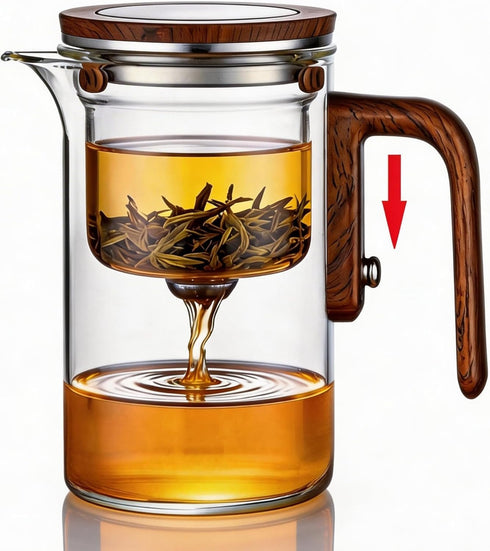 Enchanted Tea Pot, Magic Tea Pot for Loose Leaf Tea Steeper, Heat