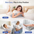 ZIKEE Ergonomic Multi-Positional Wedge Pillow for Stomach Sleepers, Scientific Zoning Design for Effective Shoulder