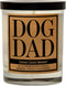 Dog Dad Kraft Label Scented Soy Candle, 10 Oz Glass Jar, Orange, Mango, Goji Berry, Made in USA
