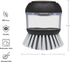 2.95 2.17 3.54 inches, KitchenAid Soap Dispensing Palm Brush with Built in Easy to Fill Soap Dispenser, Non Slip Grip