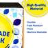 HIDEABOO 34" 34" 28" Easy Lemonade Stand Tablecloth Polyester Spandex Table Cover for Lemonade Stand for Kids