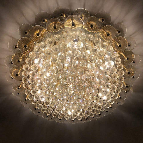 30MM Pack 10pc (30mm) Clear Glass Crystal Prism Pendat Suncatcher Chandelier Parts Lamp Light Pendants Balls Drops