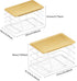 2 Pack TIDIIABODE Stackable Laundry Room Organization and Storage, Laundry Room Decor and Accessories, Trash Bag Holder