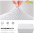 Easy-Going Stretch Ottoman Cover Folding Storage Stool Furniture Protector Rectangle slipcover Elastic Bottom (Ottoman