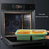 Soup Freezer Containers - Silicone Freezer Trays with Lid, Easy-Release, Reusable for Broths and Leftovers, 2 Pack
