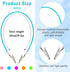 Psyqtsuary 5Pcs Bib Holder Dental Napkin Clip, Neck Chains With Metal Clips for Dental Clinic, Silicone Colorful