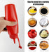 ICSTM 3 Nozzle Caps,250Ml/8.5Oz (250ML/8OZ) Pcs Plastic Squeeze Sauce Bottles with Reusable Squeeze Condiment Bottles