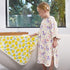 2-6, 25.5" 25.5", babee Reshinee Bamboo Viscose Hooded Bath Towels for Toddler Girls Kids Age Measures x Soft Bathrobe
