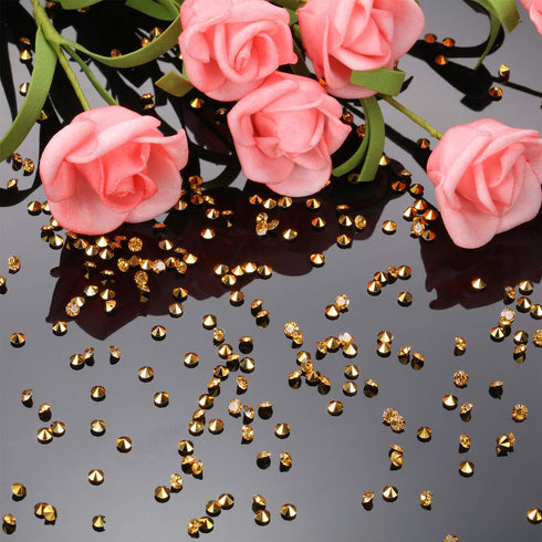 10000 Clear Wedding Table Scatter Confetti - Acrylic Diamonds Rhinestones for Table Centerpiece Decorations