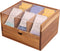HTB Large Tea Organizer 2 Tier with Drawer, Tea Bag Organizer with
