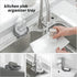 Counter-Grey 4.9"3.2" MicoYang Silicone Bathroom Soap Dishes with Drain Spout-Bathroom and Kitchen Sink