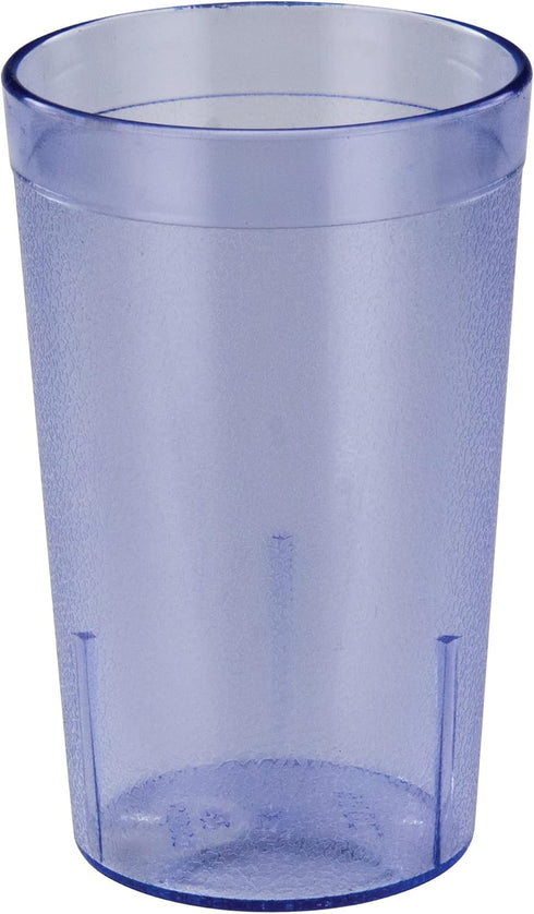Winco Pebbled Tumblers, Blue, 16-Ounce