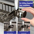 DURAUSE 0.7-1.1inch Kitchen Sink Faucet Organizer Multifunction Sponge Holder Organizer Sink Drain Holder Over Faucet