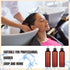 12 (8 oz,Amber) Barydat Pcs Squeeze Bottle Twist Top Applicator Empty Hair Oiling Bottle with Funnels Refillable