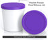 BALCI Premium Ice Cream Containers, 2 Pack - 1 Quart Each, Perfect Freezer Storage Tubs for Ice Cream