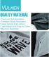 Vulken Extra Large Thick Hooded Beach Towel Changing Robe. Surf Poncho Men for Easy Change in Public. Quick Dry