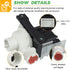 137221600 134051200 Washer Drain Pump by Techecook (365-DAYS WARRANTY) - Replacement for Kenmore Frigidaire Washing Machine - Replacement Part 137108100, 137151800, AP5684706, 134740500, PS7783938 by Techecook
