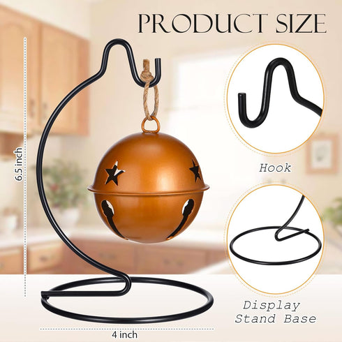 30 Tatuo Pcs Ornament Display Stand Christmas Holder Hanger Stands Glass Ball Ornament Holder Metal Iron Hanging Hanger
