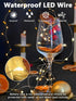 3-Pack 78FT 240 8 LED Fairy Lights Battery Operated with Timer & Remote, Waterproof Twinkle Lights Indoor Outdoor Modes