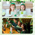 Namalu St. Patrick's Day Shamrock Paper Towel Holder - Rustic Decor for Kitchen and Bathroom, Countertop Dispenser