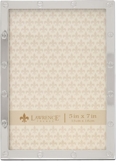 Lawrence Frames Metal Frame, Elegance, Silver, 5x7