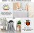 Small Faux Fur Rug, 2x4 ft Ultra Soft Sheepskin Chair Sofa Cover, Grey Fluffy Shag Rug for Bedroom Nursery Kids Room