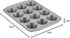 Circulon Nonstick 12-Cup Muffin Tin, Gray Steel Bakeware