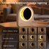Epochleno 10 30/60/90min Snooze Sunrise Alarm Clock, White Noise Machine & Meteor Moonlight - Soothing Sounds, Dual