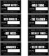 BLUE PANDA 25 Pack Bachelorette Mugshot Signs with Height Chart - Party Decorations