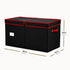 Premium Christmas Bauble Storage Box with Dividers - 128 Compartment Ornament Storage Box for Delicate Decorations