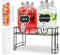 1 Gallon Glass Drink Dispensers For Parties-Set of 2,Drink Dispenser with Fruit