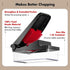 Geedel Vegetable Chopper Pro, 4 in 1 Kitchen Slicer Dicer Cutter Grater with Container for Onion, Potato, Carrot (Red)