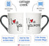 Wedding Gifts for Couples, Set of 2 I Love You More Coffee Mugs, Engagement Gift Ideas for Men/Women