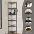 6 54.4" Book Shelf Corner Shelf, Tier Corner Bookshelf Display for Living Room Decor, Standing Shelves Bookcase