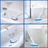Qaestfy Bathtub Brush Replacement Head for Shower, Tub, and Tile Cleaning, Compatible with QAE008 & QAE002 Model QAE010