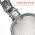 Kichvoe Stainless Steel Noodle Strainer Mesh Pasta Basket Spaghetti Boiling Basket Fine Wire Mesh Sieve Cooking Frying Spider Spoon for Pasta Ramen Deep Fried Foods Dumpling