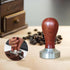 58mm Coffee Tamper - Stainless Steel Espresso Hand Tamper with Wooden Handle and Mat