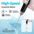 Milk Frother with Stand, Rechargeable Handheld Coffee Frother with 3 Stainless Whisks, Electric Whisk Drink Mixer