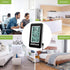 KeeKit Wireless Indoor Outdoor Refrigerator Thermometer with 2 Sensors, Digital Temperature Gauge with Alarm