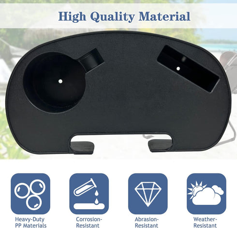 Set 2, Zero Gravity Chair Cup Holder of Durable Zero Gravity Chair Tray, Zero Gravity Lounge Beach Recliner Chair