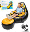 Inflatable Gaming Chair for Kids Supports Up to 300 lbs, Includes Air