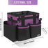 SCAVATA Compact Wearable Cleaning Caddy, Small Cleaning Caddy Supplies Organizer with Handle & Shoulder Straps