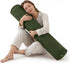 Cuddle Pillow Corduroy Long Body Pillow for Adults, Cozy Bolster Pillow for