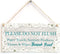 Please Do Not Flush Paper Towels, Sanitary Products, Tissues & Wipes. Thank You! Functional Interior House Wood Sign Plaque 10x5(BW719)