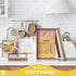 Bamboo Cookbook Stand: Sturdy Holder with Measurement Conversion Chart for Kitchen