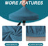 GAMUKAI 2 Pack 16"-18", Counter, Round Bar Stool Covers Stretchable Round Vanity Stool Cover, Fits Diameter Washable