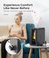 6L 50H BREEZOME Humidifiers for Bedroom, Cool Mist Top Fill Humidifier with Aroma Diffuser, Humidistat, Night Light