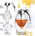 8 Oz CLEVLI Glass Honey Dispenser No Drips, No Trails Honey Container with Stand Easy to Clean Honey Pot Honey Jar