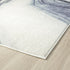 LUXE WEAVERS Abstract Modern Marbled Blue Area Rug - 2x3